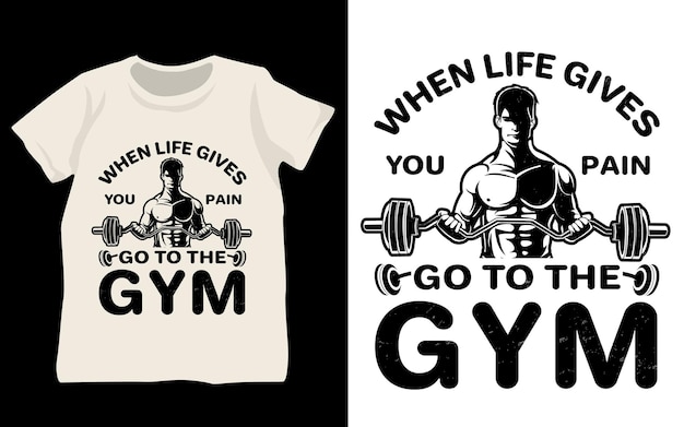 Diseño de camisetas de gimnasio