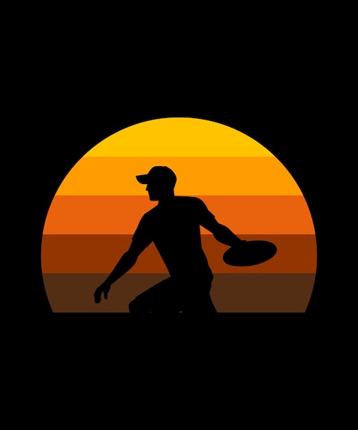 Diseño de camisetas de golf con disco
