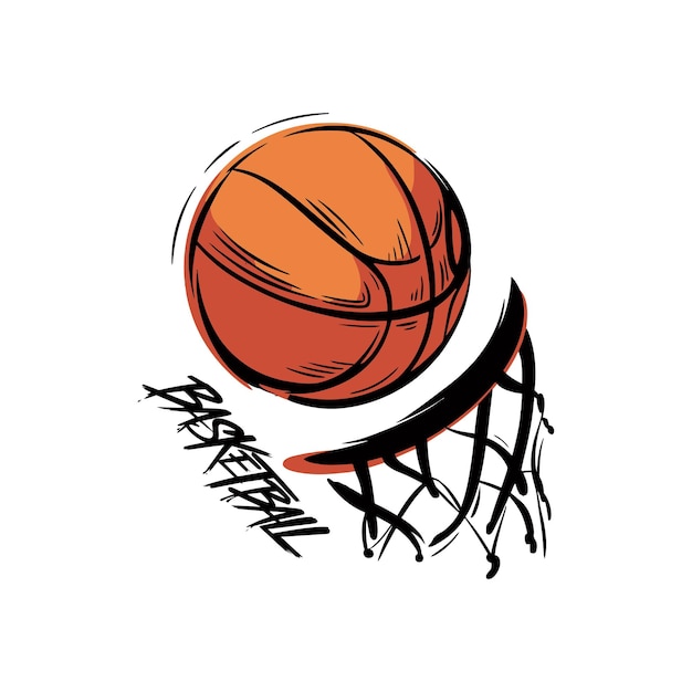 Diseño de camisetas gráficas vectoriales de baloncesto