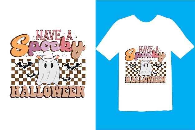 Diseño de camisetas de Halloween tipografía gráfica camiseta de terror de vacaciones camiseta creativa vectorial camiseta