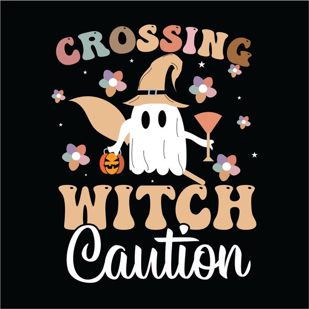 Diseño de camisetas de Halloween tipografía gráfica camiseta de terror de vacaciones camiseta creativa vectorial camiseta