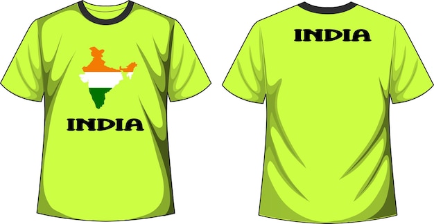 Vector diseño de camisetas indias