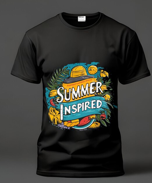 Diseño de camisetas inspiradas en el verano