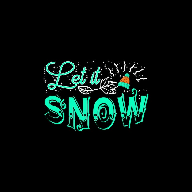 diseño de camisetas de invierno, tipografía de temporada de invierno, ilustración vectorial.