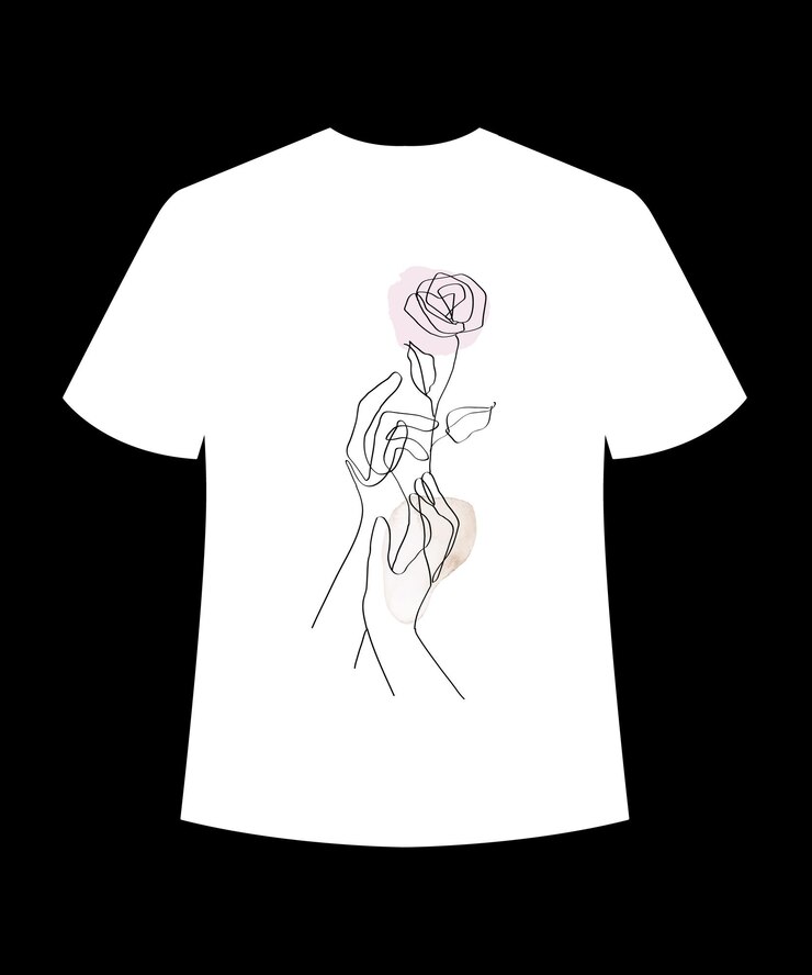 Diseño de camisetas minimalistas abstractas para mujeres y niños