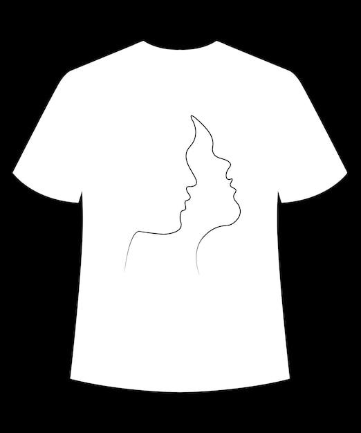 Diseño de camisetas minimalistas abstractas para mujeres y niños