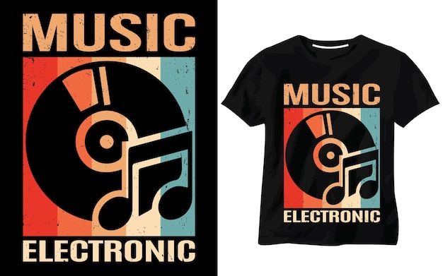 Diseño de camisetas musicales