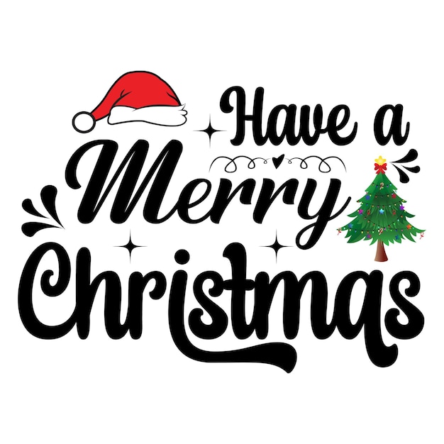 Diseño de camisetas de Navidad Feliz Navidad