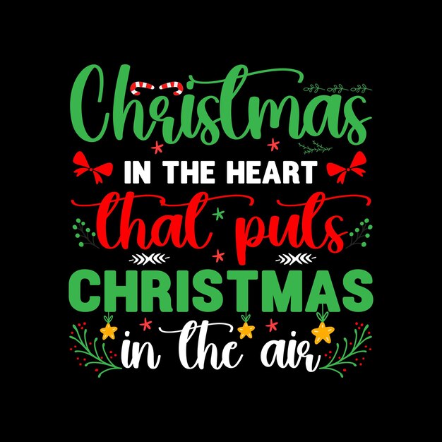Diseño de camisetas navideñas para las fiestas navideñas