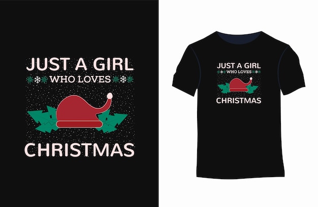 Diseño de camisetas navideñas o tipografía de citas navideñas