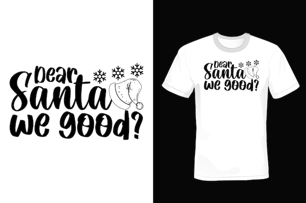 Diseño de camisetas navideñas, tipografía, vintage.