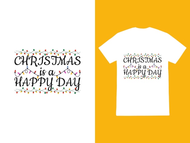 Diseño de camisetas navideñas vectoriales