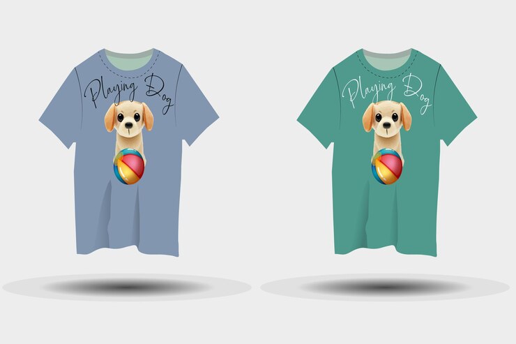 Diseño de camisetas para perros de juego