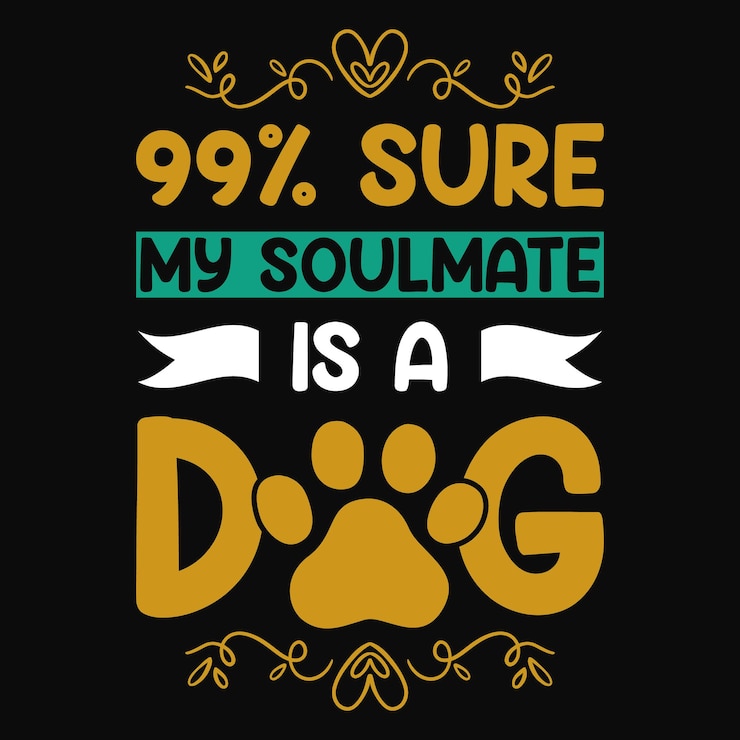 Vector diseño de camisetas para perros