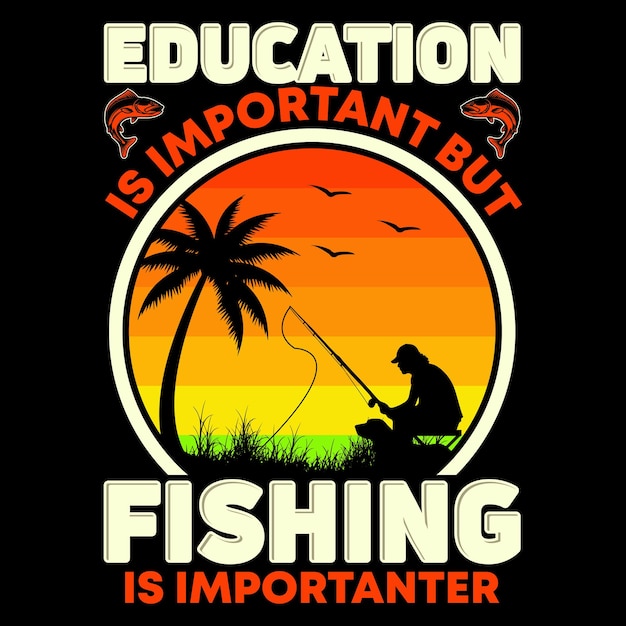 Diseño de camisetas de pesca