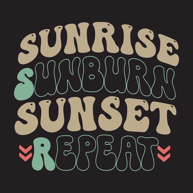Diseño de camisetas de playa