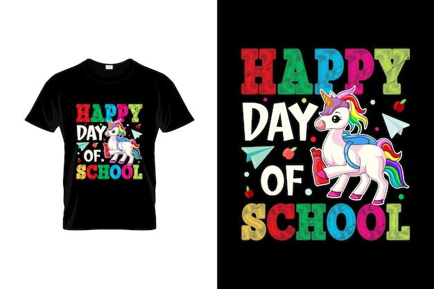 Diseño de camisetas del primer día de clases o diseño de póster del primer día de clases o ilustración del primer día de clases