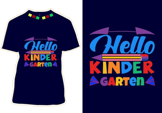 Diseño de camisetas de regreso a la escuela