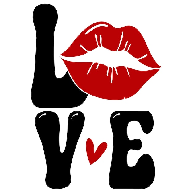Diseño de camisetas retro para el día de San Valentín