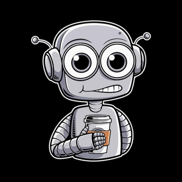 Diseño de camisetas de robot
