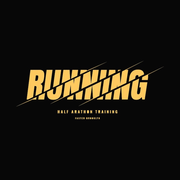 Vector diseño de camisetas y ropa para correr