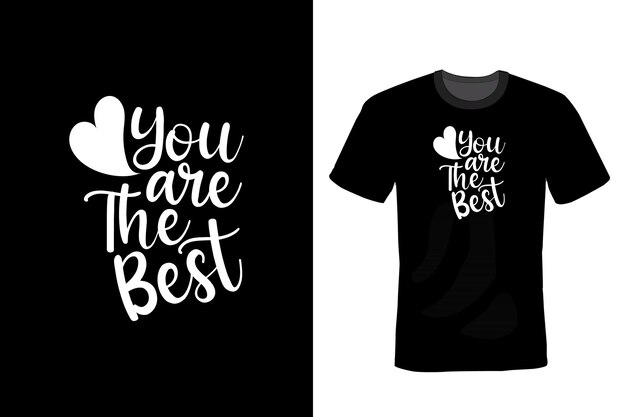 Diseño de camisetas de San Valentín, tipografía, vintage