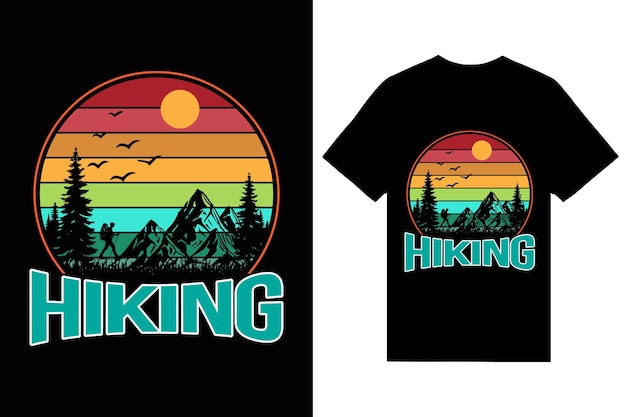 Diseño de camisetas de senderismo para todos