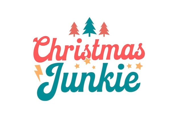 Diseño de camisetas SVG para adictos a la Navidad