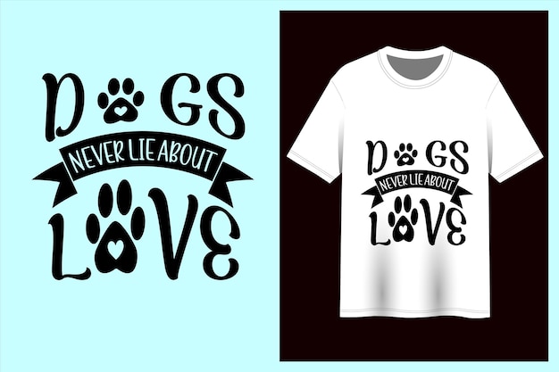 Diseño de camisetas svg para amantes de los perros