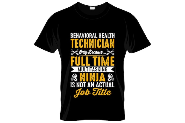 Diseño de camisetas de técnico o diseño de afiches de técnico o diseño de camisetas de técnico, citas que dicen