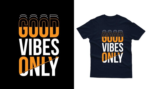 Diseño de camisetas de tipografía moderna vectorial