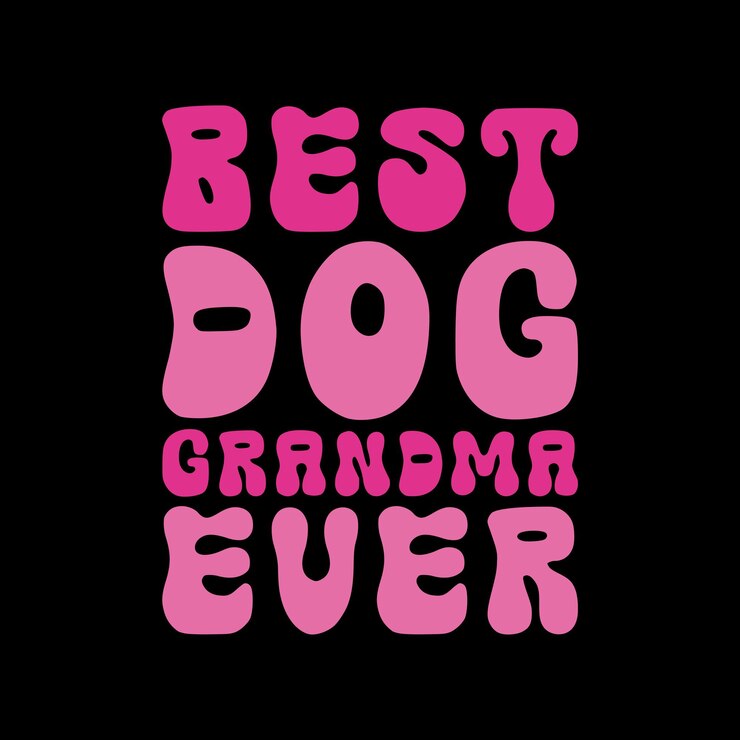 Diseño de camisetas de tipografía para perros