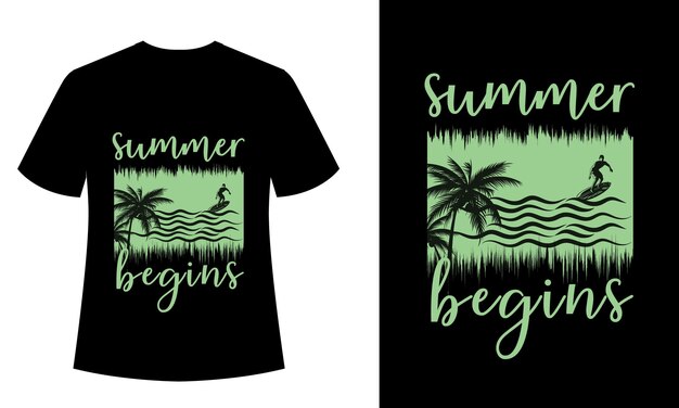 Diseño de camisetas de tipografía vintage y retro de verano, tiempo de vacaciones, verano familiar, horario de verano, surf
