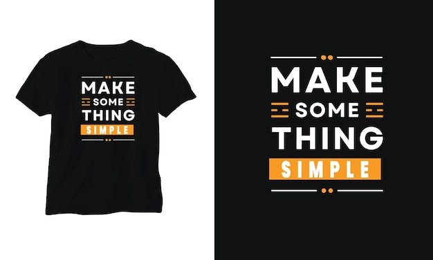 Diseño de camisetas tipográficas