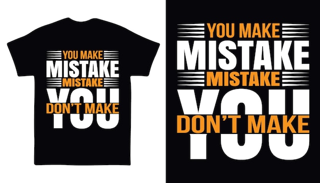 Diseño de camisetas tipográficas