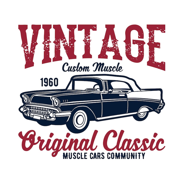 Vector diseño de camisetas vectoriales para automóviles y camiones