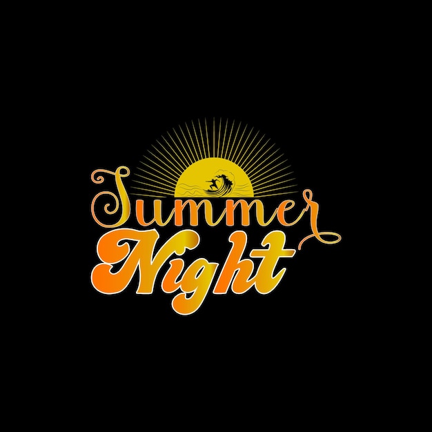 Diseño de camisetas de verano, elementos de verano, tipografía de temporada de verano, ilustración vectorial.