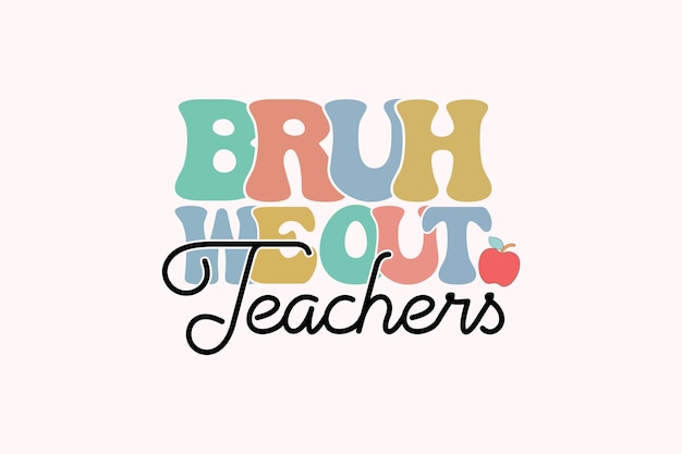 Diseño de camisetas de verano para escuelas Profesora Diseño de Camisetas EPS