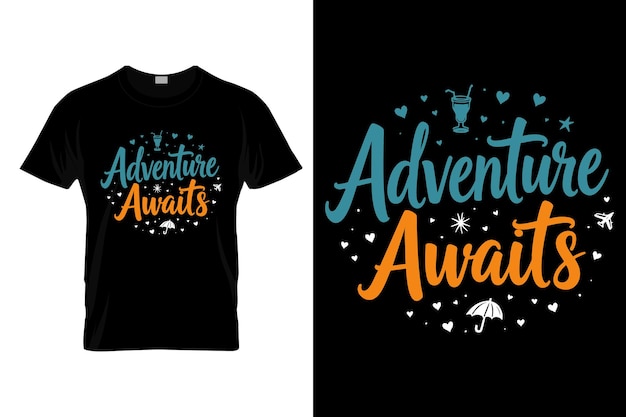 Diseño de camisetas de verano o diseño de carteles de verano o ilustración de verano