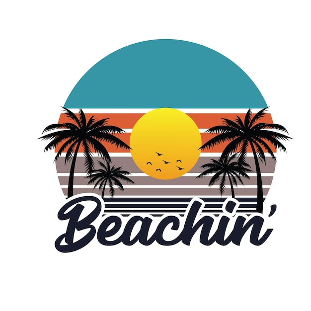 Diseño de camisetas de verano svg