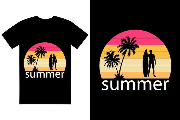 Diseño de camisetas de verano