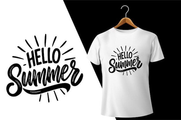 Diseño de camisetas de verano
