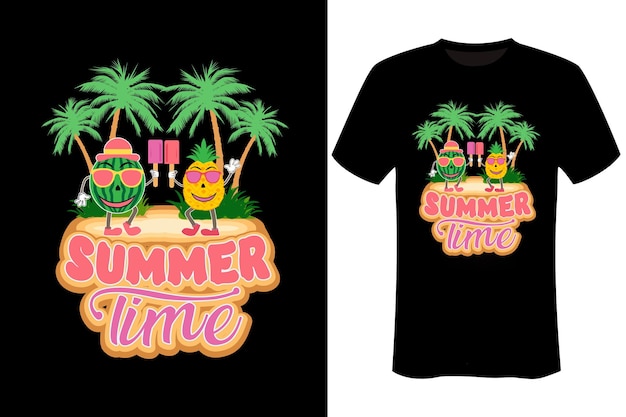 Vector diseño de camisetas de verano