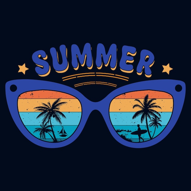 Diseño de camisetas de verano
