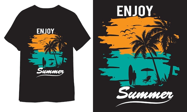 Diseño de camisetas de verano
