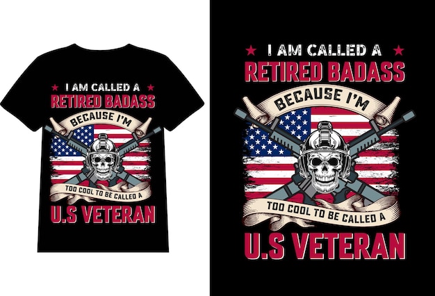 Diseño de camisetas de veteranos