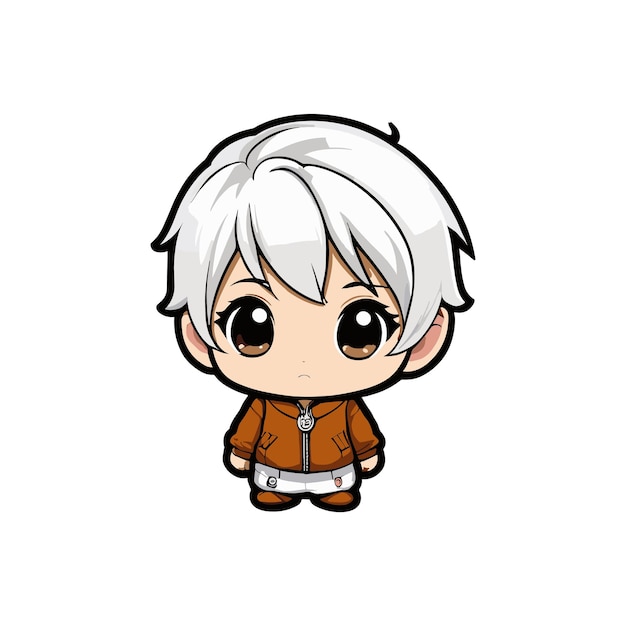Diseño de caracteres chibi de alta calidad