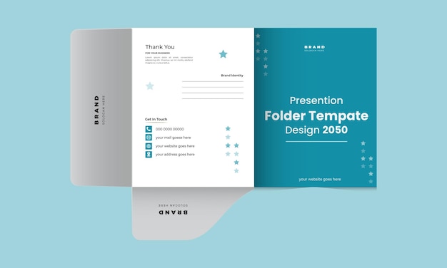 Diseño de carpeta comercial