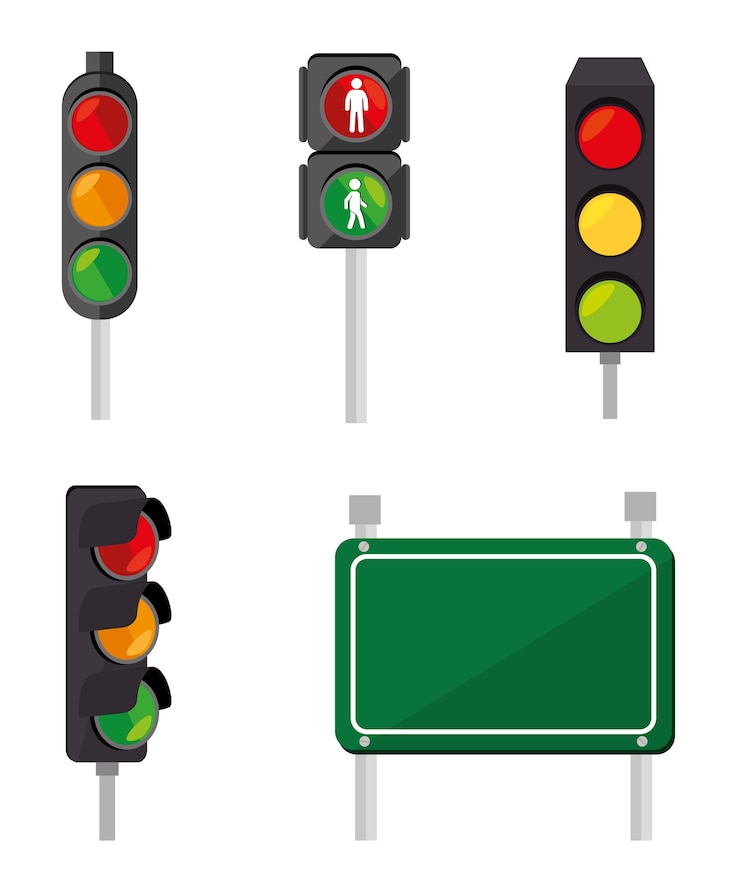 Vector diseño de carreteras, ilustración vectorial.