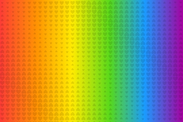 diseño de cartel del mes del orgullo mundial con colores del arco iris